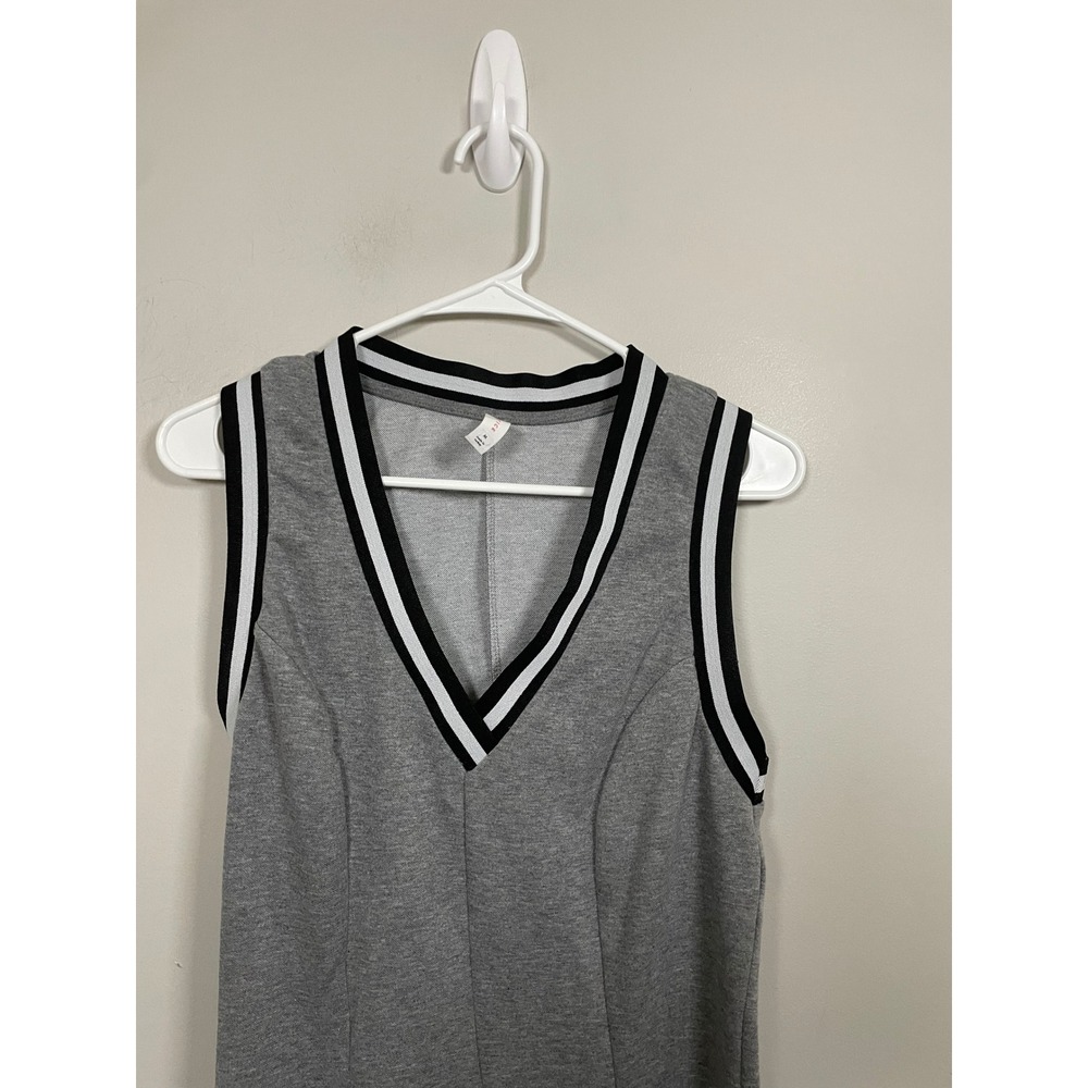 Anthropologie Daily Practice Sleeveless V-Neck Sporty Mini Dress Size Medium - Picture 3 of 11